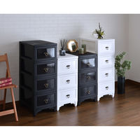 アイ・エル・シー ドレスチェスト4段 寝室やリビングの収納用品 CDL-04WH 1セット(1個×6)