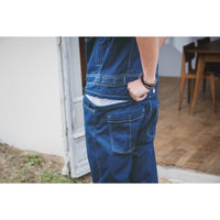 【GRACE ENGINEER'S】 GE-654デアリーマンツナギ(半袖)　ワンウォッシュ　4L  654-43  1着（直送品）