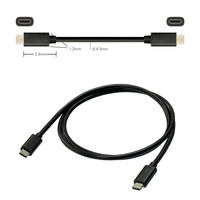 USB Type-Cケーブル 1m 4K60Hz 映像出力・データ通信・給電対応 1本 vodaview