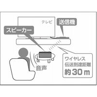 オトモア お手元テレビスピーカー 快テレ君 23-0048-030 1箱（直送品）