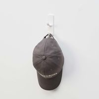 レック 粘着帽子フック（シール付き） 2段フック 耐荷重3kg H00460 1セット（10個：2個×5）