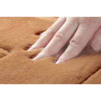 サンコー ハイソフトトイレマット マロン KJ-60 日本製 洗える ずれない おくだけ吸着 消臭 汚れ防止 あったか 1個（直送品）