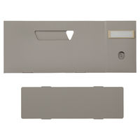 リヒトラブ Roomy ボックスファイル＜ロータイプ＞ A4 2/3 グレー F290-27 1冊