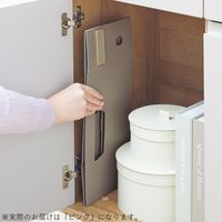 リヒトラブ Roomy ボックスファイル＜ロータイプ＞ A4 2/3 ピンク F290-12 1セット（3冊）