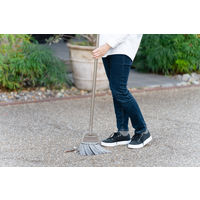 山崎産業 庭箒HG(W繊維)屋内外用 化繊ほうき 長柄 化繊ほうき 長柄 箒 水に強い 1本