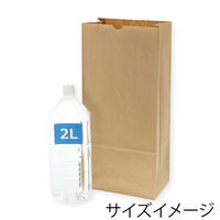 シモジマ 角底無地袋 No.25 004012500 1袋(100枚)