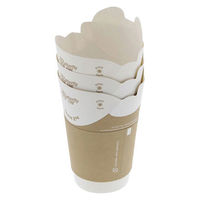 シモジマ バタフライカップ 8オンスホットダブル クラフト 004535204 1パック(25個)