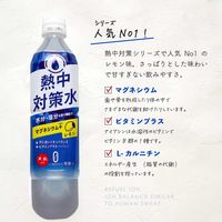 熱中対策水レモン味 500ml 1セット（48本）