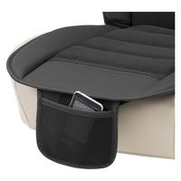 ボンフォーム（BONFORM） 送風クッション クールエアー 背もたれ付クッション 48x103cm ブラック 5451-07BK 1個（直送品）