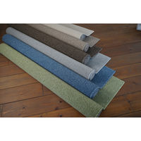 スミノエ 防ダニ カーペット ルベリー 廊下敷き 88×200cm ブルー 4549781296678 1枚