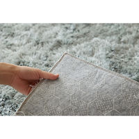 スミノエ HOMERUG 洗える ラグ トビー 1850×2400mm ブルーグレー 4549781297132 1枚（直送品）