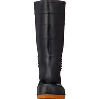 オカモト シューズ 作業靴 安全靴 ゾディセーフティ01 黒 26.0 耐油安全長靴