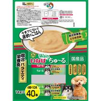 （バラエティパック）いなば ちゅーる 犬 総合栄養食 国産（14g×40本）1袋 ドッグフード ちゅ～る 犬用 おやつ ウェット 液体