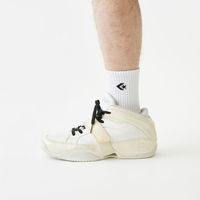CONVERSE(コンバース) ソックス ミドル丈ソックス 19ー21cm ホワイト／ブラック CB121053 3足（直送品）