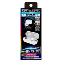 カシムラ 完全ワイヤレス ステレオイヤホン 低遅延/動画用 WH BL-111 1組