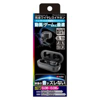 カシムラ 完全ワイヤレス ステレオイヤホン 低遅延/動画用 BK BL-101 1組