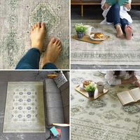 ERARE DICTUM マイクロプリントパイルラグ 1400×2000mm ベージュ 4571581811911 1枚（直送品）