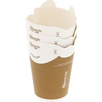 シモジマ バタフライカップ 6オンス ホットシングル クラフト 004535235 1袋(40個)