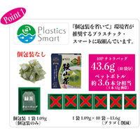 【水出し可】国太楼 抹茶入り狭山茶 三角ティーバッグ 6個（40バッグ入×6）