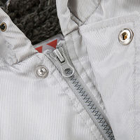 wundou（ウンドウ） キッズ・ジュニア 撥水 保温 セミロングボアコート 130 Ｓホワイト P6880J 1枚（直送品）