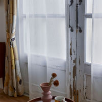 スミノエ DESIGNLIFE レースカーテン セドレ ナチュラルホワイト AS-V2105-220149NW １セット(2枚入)（直送品）