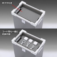 サンワサプライ プラダン製iPad収納ケース（10台用） 幅240×奥行360×高さ380mm CAI-CAB19 1台（直送品）