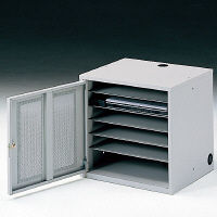 サンワサプライ ノートパソコン収納キャビネット 幅500×奥行420×高さ478mm CAI-CAB3 1台（直送品）