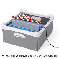 サンワサプライ プラダン製タブレット収納簡易ケース（10台用） 幅420×奥行380×高さ197mm CAI-CABPD43 1台（直送品）