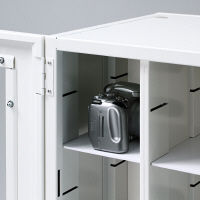 サンワサプライ スマートフォン・小型機器収納保管庫 幅280×奥行343×高さ460mm CAI-CABSP12N 1台（直送品）