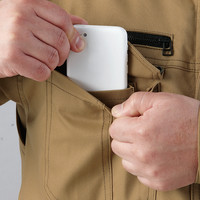 自重堂　制服百科　ストレッチ半袖ジャンパー　ネービー　４Ｌ　75010（直送品）