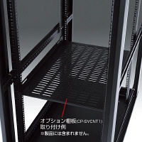 サンワサプライ 簡易19インチマウントオープンサーバーラック(24U) CP-SVC24UNPKN 1台（直送品）