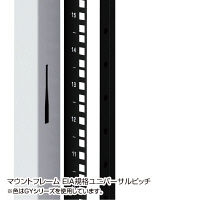 サンワサプライ 19インチサーバーラック パネルなし（24U） CP-SVN2410NPBK 1台（直送品）