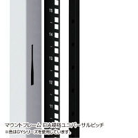 サンワサプライ 19インチサーバーラック パネルなし（24U） CP-SVN2490NPBK 1台（直送品）