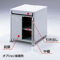 サンワサプライ プリンタ台/スタンド/ラック eデスク Pタイプ 幅450×奥行700×高さ700mm ED-P4570N 1台（直送品）