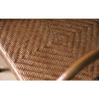 サンフラワーラタン Breezeシリーズ ラタン×ヨーロッパリゾート カフェチェア C327GY 1脚（直送品）