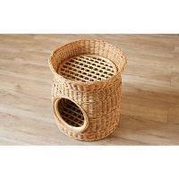サンフラワーラタン Breezeシリーズ ラタン ペットハウス GK132MER 1個（直送品）