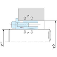 椿本チエイン パワーロック AEシリーズ PL090ー130AE 1個（直送品）