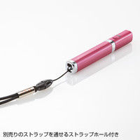 【処分品】サンワサプライ レーザーポインター LP-RD308P 赤色レーザー 単4乾電池×2 連続使用10時間 ピンク（直送品）