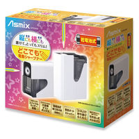 アスカ 乾電池式電動シャープナー ホワイト 鉛筆削り DPS30W 1台