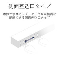 延長コード 電源タップ コンセント 2.5m 2ピン 4個口 ほこりシャッター 黒 AVT-D3-2425BK エレコム 1個