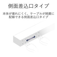 延長コード 電源タップ コンセント 1.5m 2ピン 6個口 ほこりシャッター 黒 AVT-D3-2615BK エレコム 1個