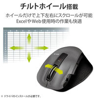 エレコム ＵＬＴＩＭＡＴＥ　ＬＡＳＥＲマウス／握りの極み／Ｓサイズ／無線／２ M-XGS20DLBK 1個