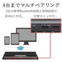 エレコム Ｂｌｕｅｔｏｏｔｈキーボード／スタンド付／マルチペアリング対応／ブ TK-DCP01BK 1個