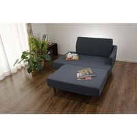 セルタン ポケットコイル入りカウチソファ セナミ インディゴブルー 幅1900mm 1脚（直送品）