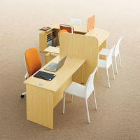 【車上渡し】アール・エフ・ヤマカワ 木製カウンター ローカウンター ライトナチュラル 幅1800×奥行600×高さ700mm 1台（2梱包）（直送品）