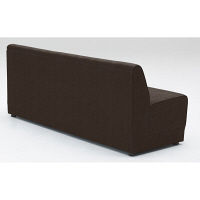 【軒先渡し】オリバー システムソファ Antique 幅1800mm ブラウン 1台（直送品）