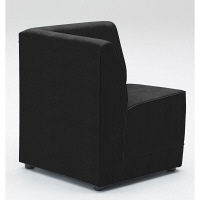 【軒先渡し】オリバー システムソファ Antique コーナー用 ブラック 1台（直送品）