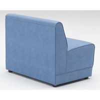 【軒先渡し】オリバー システムソファ Denim 幅900mm ライトブルー 1台（直送品）
