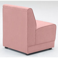 【軒先渡し】オリバー システムソファ Hygiene 幅600mm ピンク 1台（直送品）