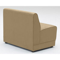 【軒先渡し】オリバー システムソファ Hygiene 幅900mm ライトブラウン 1台（直送品）